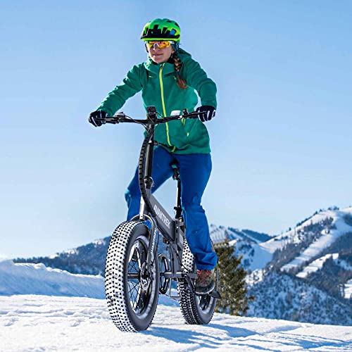 AVANTREK Cybertrack 200 Electric Bike Foldable 20"x4" Fat Tire Electric Bicycle