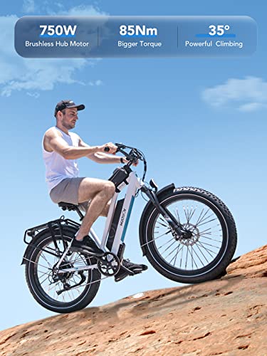 MULTIJOY Electric Bike for Adults,Upgraded 48V 20Ah Removable Battery